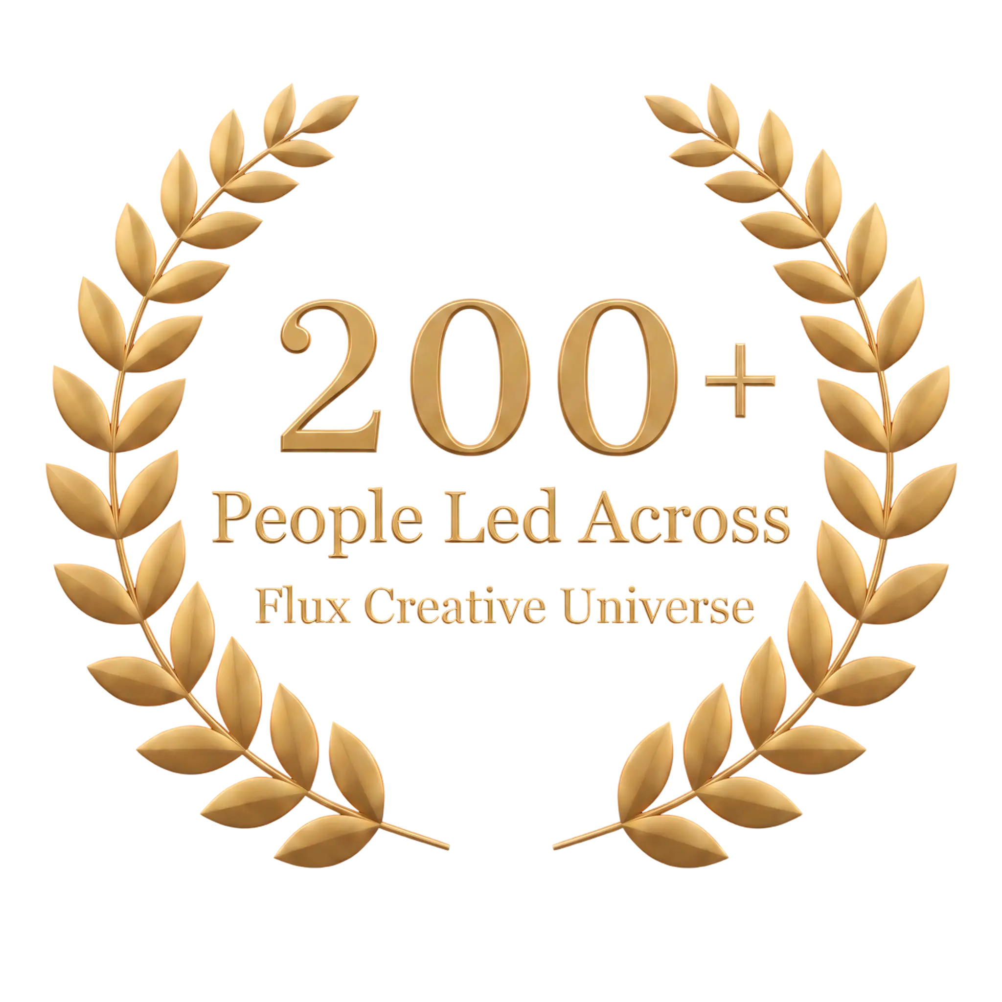 200+ People Led Across Flux Creative Universe